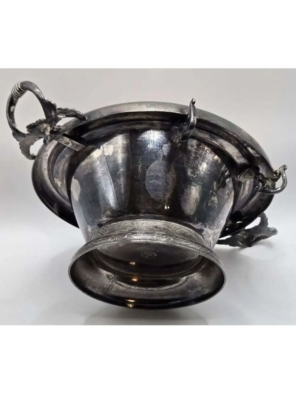 Derby Silver Co Quadruple Plate Serving Bowl 2119